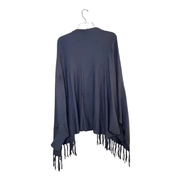 NWOT Jacket Society Lightweight Shrug Cardigan With Fringe - Picture 7 of 11